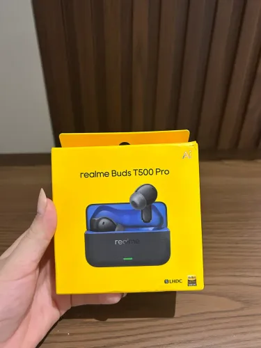 Fone de Ouvido Bluetooth TWS Realme Buds T500 Pro - Original / Novo