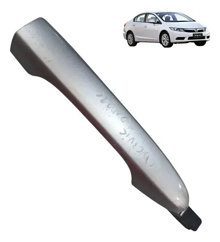 Macaneta Externa Lado Direito New Civic 2011 2014 Cinza Dianteira/traseira