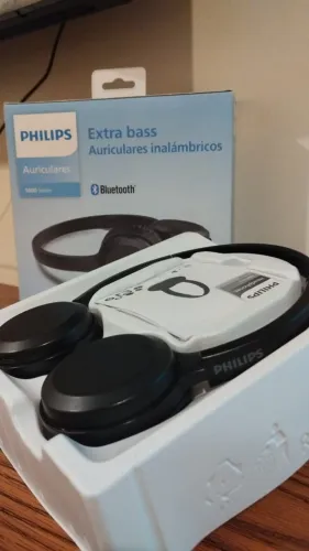 Headphone Philips Bluetooth TAH1108BK/55 - Usado | Ótimo Estado | Na Caixa