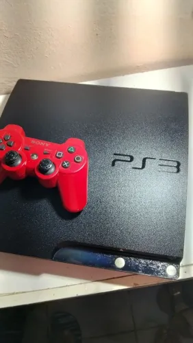 ?PS3 Slim Original + Controle Sony +7 JOGOS ? Não Liga ? Leia