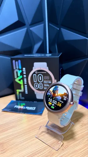 Smartwatch Flare Rosê( Gps, a prova d?água)