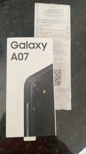 Samsung a07 lacrado nota fiscal