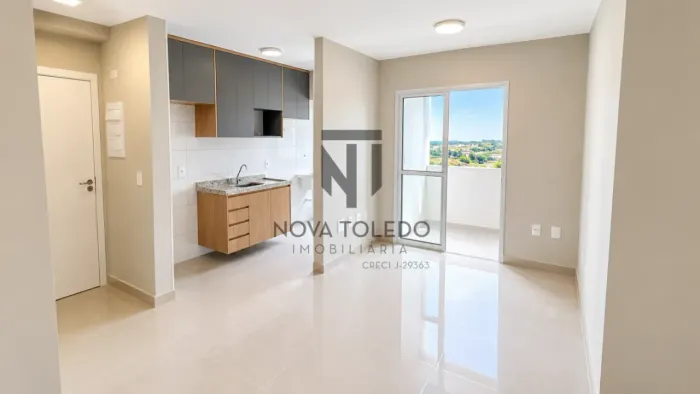APARTAMENTO NOVO PARA LOCAÇÃO NO MIRANTE FLAMBOYANT - 2 DORMITÓRIOS COM SUÍTE - CONDOMÍNIO
