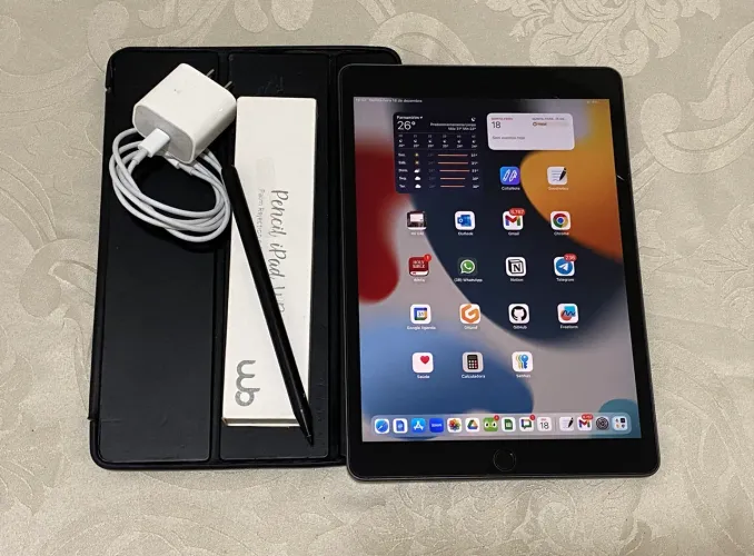 Apple iPad 9th 64GB + Caneta e Capa de Brinde