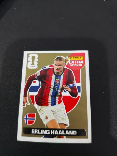 Figurinha Haaland Legend Ouro