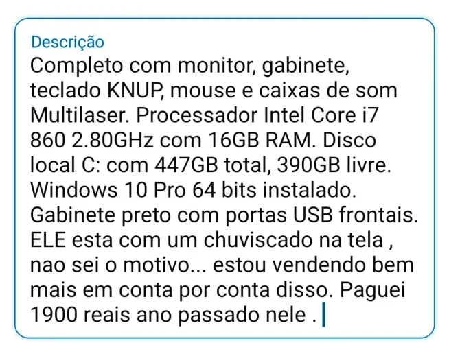 Computador de mesa