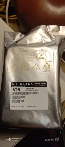 Western Digital Black 3,5" 8 Terabytes 7200 RPM NOVO LACRADO