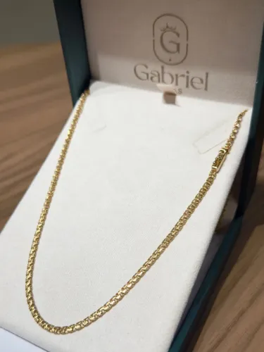 Cordão de ouro elo carioca 12.56g maciço ( LOJA FÍSICA )