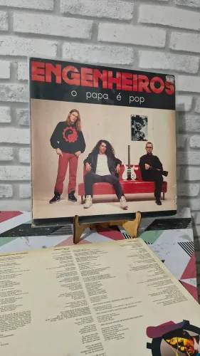 Lp Engenheiros do Hawaii - O Papa é Pop (c/ Encarte)
