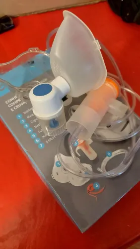 Inalador compressor para adultos e criança EVER CARE