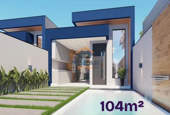 Casa com 3 dormitórios e piscina em Matinhos