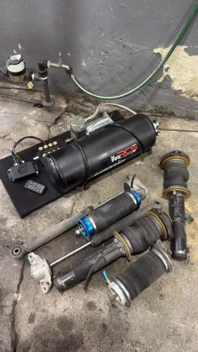 Kit suspensão a ar linha vw tiguan jetta