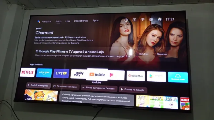 Vendo tv 55" com nota fiscal 
