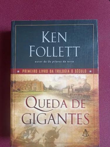 Livro quedas de gigantes Ken Follett 
