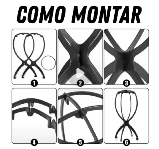 Suporte para perucas ou chapéu