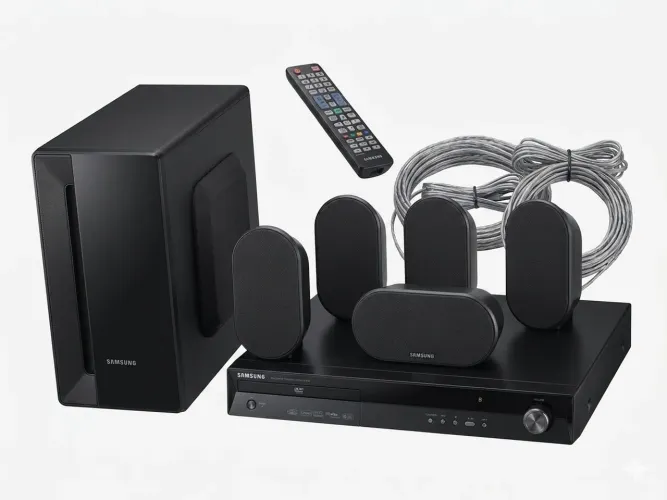 Home Theater Samsung HT-X40 5.1 Canais Completo + Controle E Manual