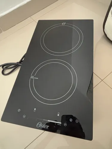 Cooktop oster 2 bocas indução na caixa