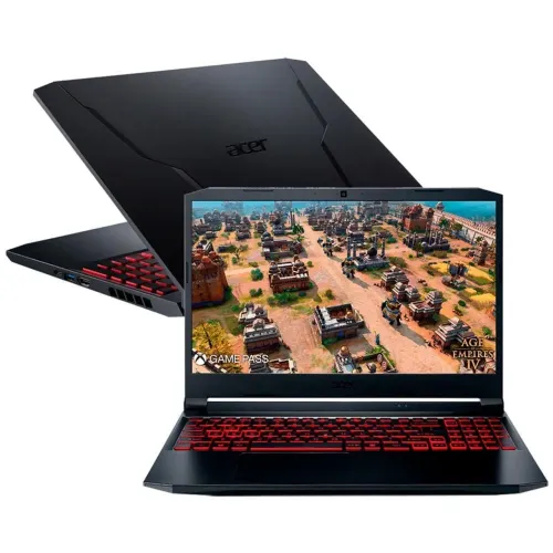 Notebook Gamer Acer NVIDIA GeForce GTX 1650 Core i5 1TB 256GB SSD
