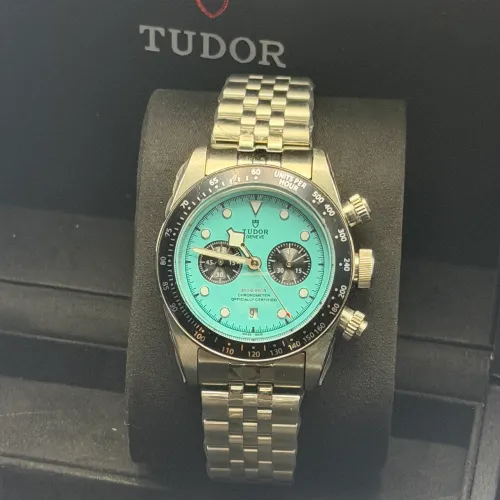 Tudor Black Bay Chronograph Tiffany Blue 41mm Automático Premium AAA+ Safira