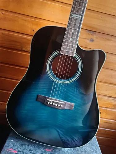 Violão Giannini Performance Eletroacústico Blue Burst c/ Afinador