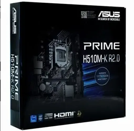PLACA MÃE INTEL H510M-K R2.0 ASUS PRIME 11A GERACAO