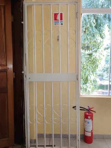 Grade de ferro para porta