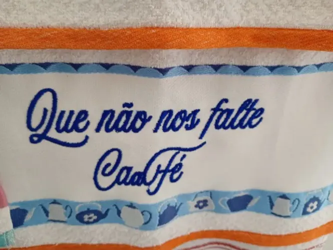 Kit Três panos de copa Borados frases diversas Dohler