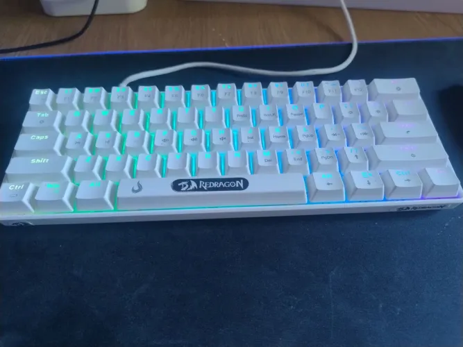 Teclado Mecânico Gamer Rise Mode GM1 RGB Switch Red