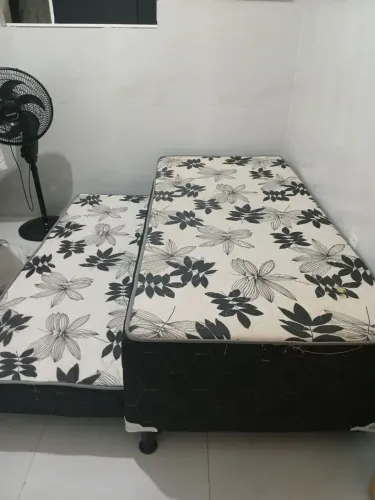 Cama Box Conjugada Solteiro Topázio