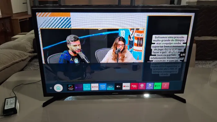 TV 32 SMART TYZEN SAMSUNG MENOS DE UM ANO DE USO