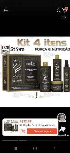 Kit capilar tratamento