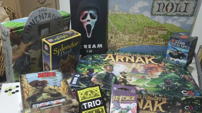 Venda de boardgames novos e usados