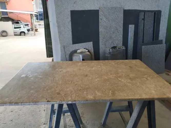 TAMPO DE MESA BEGE BAHIA