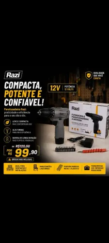 Parafusadeira Razi 12w