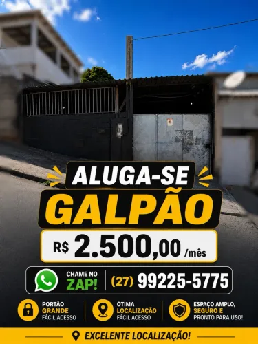 ALUGA-SE GALPÃO