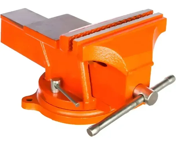Torno Morsa de Bancada Rotativa Com Bigorna 5pol 125mm 1 Pc Sparta 1862555 Laranja