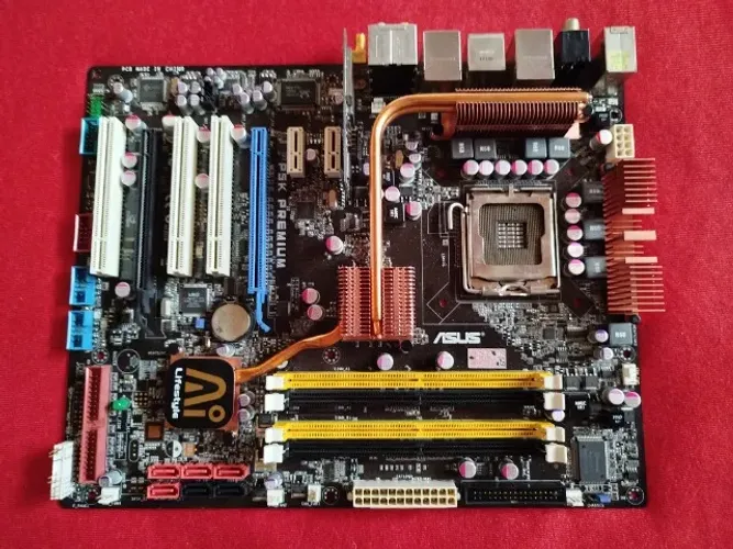 Raridade - Placa Mãe Asus P5k Premium Edição Especial Black Pearl 