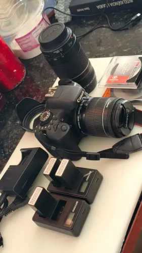 Canon T6i + 2 Lentes + 3 Baterias + Filtros Greika (OBTURADOR ZERO)