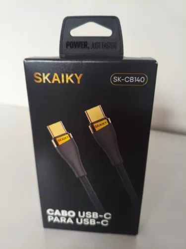 Cabo USB-C para USB-C Trançado, com saíde de 30W