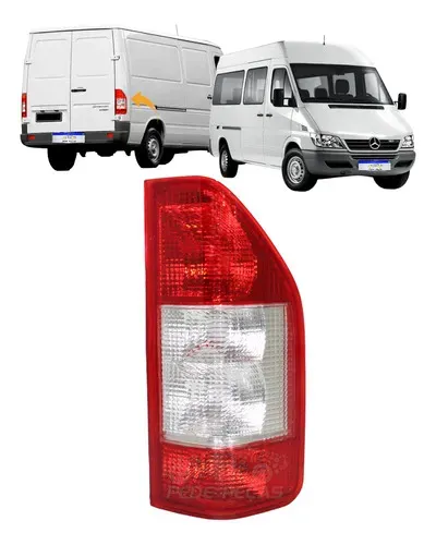 Lanterna Mercedes Sprinter 2003 2004 2005 2006 07 A 2010 Ld Direito Vermelho