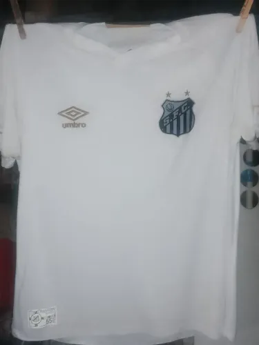 Camisa do Santos tamanho GG, temporada 2018 comemorativa ao Bi mundial.