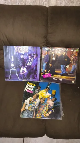 Coleção 3 Discos de Vinil New Kids on the Block NKTB