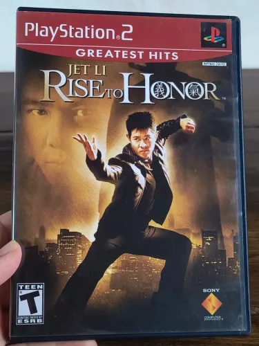 Jet Li Rise To Honor PS2 Original com Livrinho e CD (Usado, Funcionando)