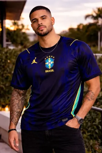 Camiseta do Brasil modelo torcedor 