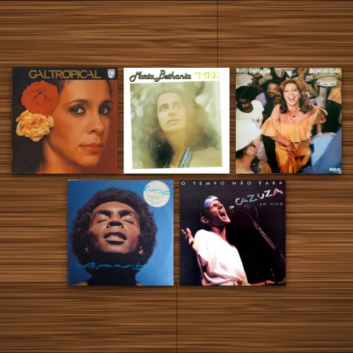 Vinis em ótimos estado: Gal, Gil, Cazuza