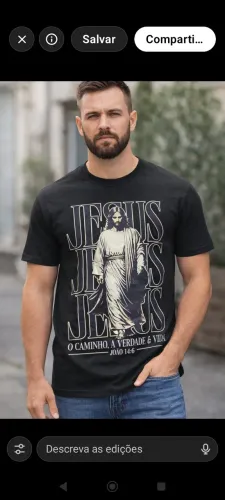 Camiseta cristã