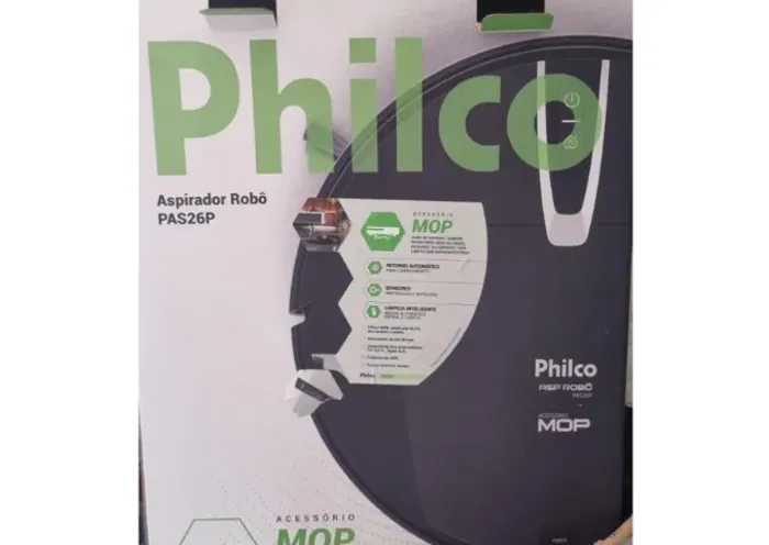 ASPIRADOR ROBÔ PAS26P - PHILCO NOVO