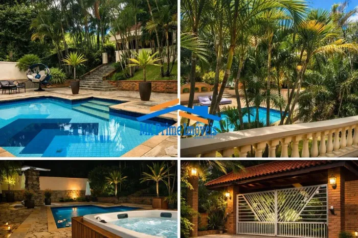 Linda Casa de Alto Padrão em Condomínio Fechado em Barueri - 2.800 m² Total