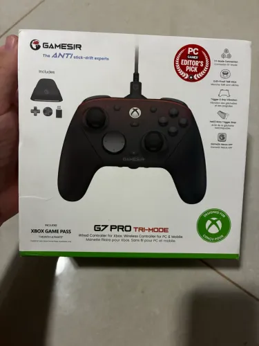 Controle Gamesir G7 Pro Compatível Com Xbox Pc Android Com Dock Hall Rgb Tri-Mode