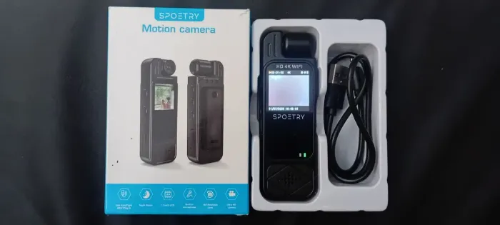 Câmera de corpo HD 4K WiFi Spoetry